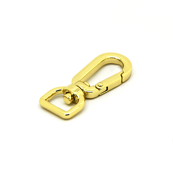 H1347 Clutch Bag Dogclip, LT Gold Small Snaphook