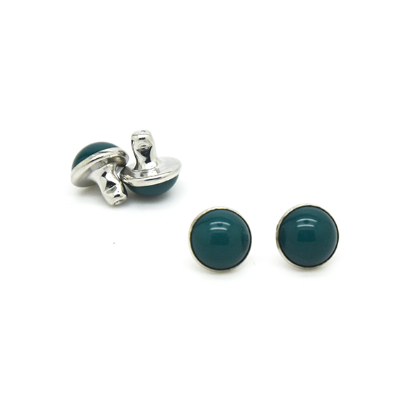 TURQUISE 8.5mm acrylic rivets studs , OEM stone color