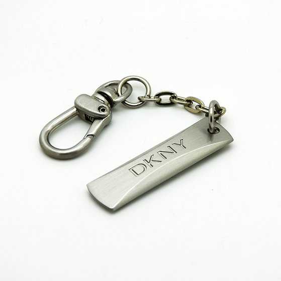 A1552 DKNY Handbag Metal Logo Tag ; SGS Brush nkl NF