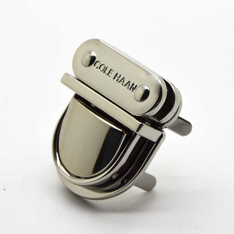 L3844 ColeHaan Lock, Logo Engraved Designer Lock