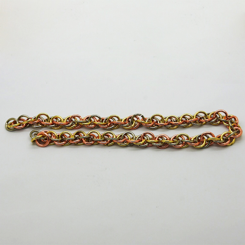 C92 Handmade two-tone metal chain high quality new desgin