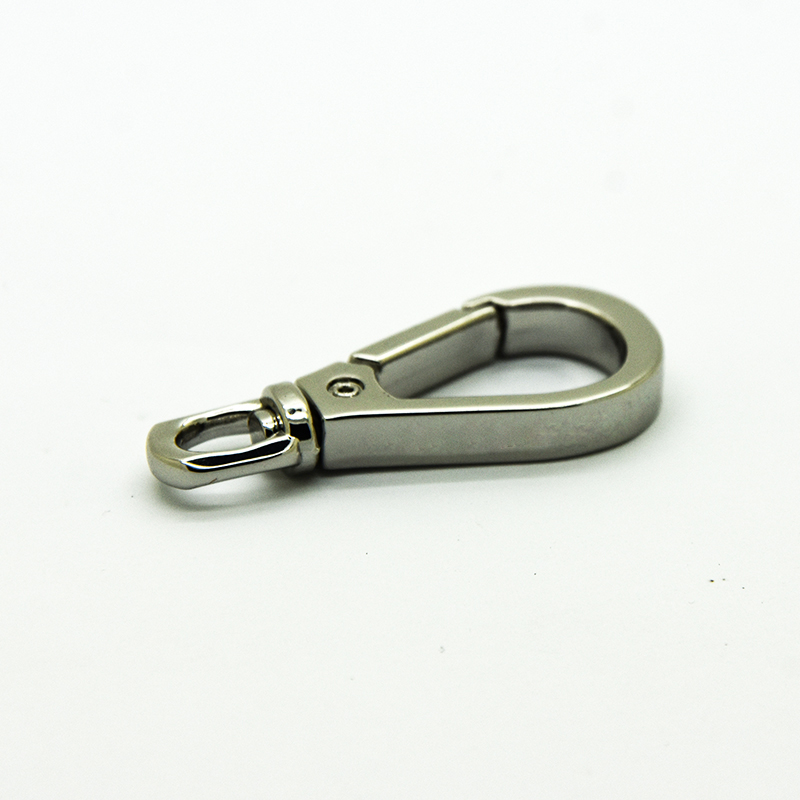 H0540 New Designer Dog Clip custom logo brand high quality Shinny Silver nkl Free Lead Free