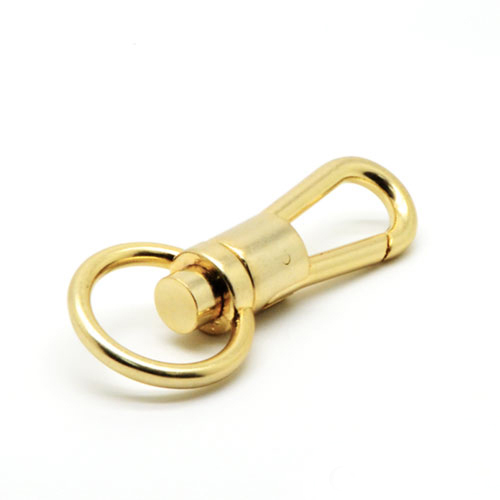 Metal Snap Hook H2376 Designer, Matte Gold NF