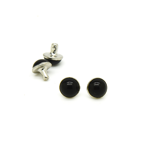 BLACK 8.5mm acrylic rivets , fashion rivets for belts and bags