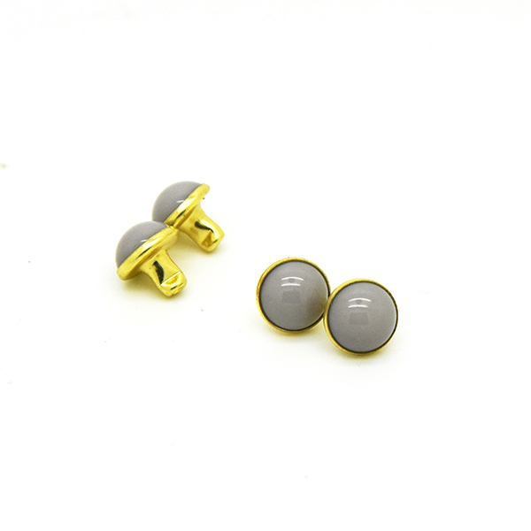  8.5mm acrylic rivets , TPX-15-0703 Brass Materil acrylic stone OEM color